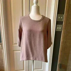 Melissa McCarthy Seven7 Flutter Sleeve Top Size L